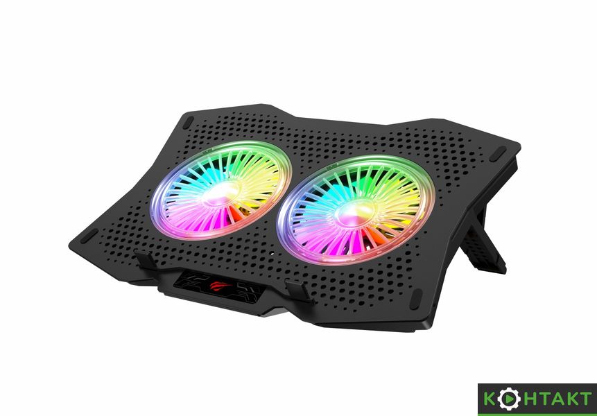 Купити Підставка для ноутбука HAVIT HV-F2072 з підсвіткою RGB — 700 грн