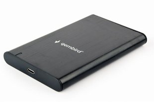 Купити Зовнішня кишеня Gembird SATA HDD 2.5", USB 3.1, алюміній, Black — 480 грн