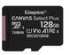 Купити  Карта пам`яті MicroSDXC 128GB UHS-I Class 10 Kingston Canvas Select Plus R100MB/s — 350 грн