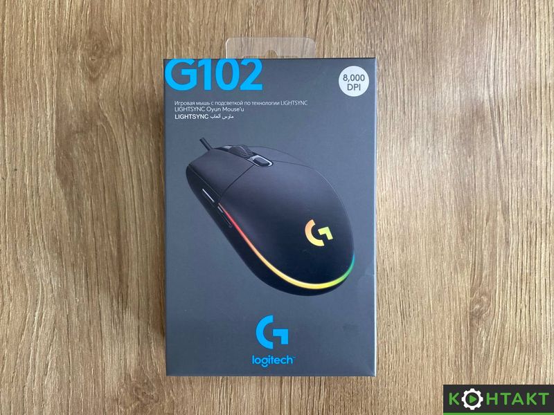 Купити Миша Logitech G102 Lightsync Black USB — 1 350 грн