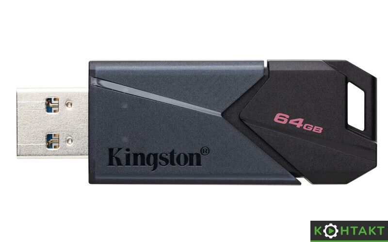 Купити Флеш-накопичувач USB3.2 64GB Kingston DataTraveler Exodia Onyx — 220 грн