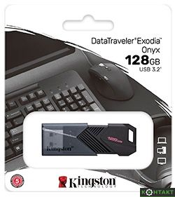 Купити  Флеш-накопичувач USB3.2 128GB Kingston DataTraveler Exodia Onyx — 320 грн